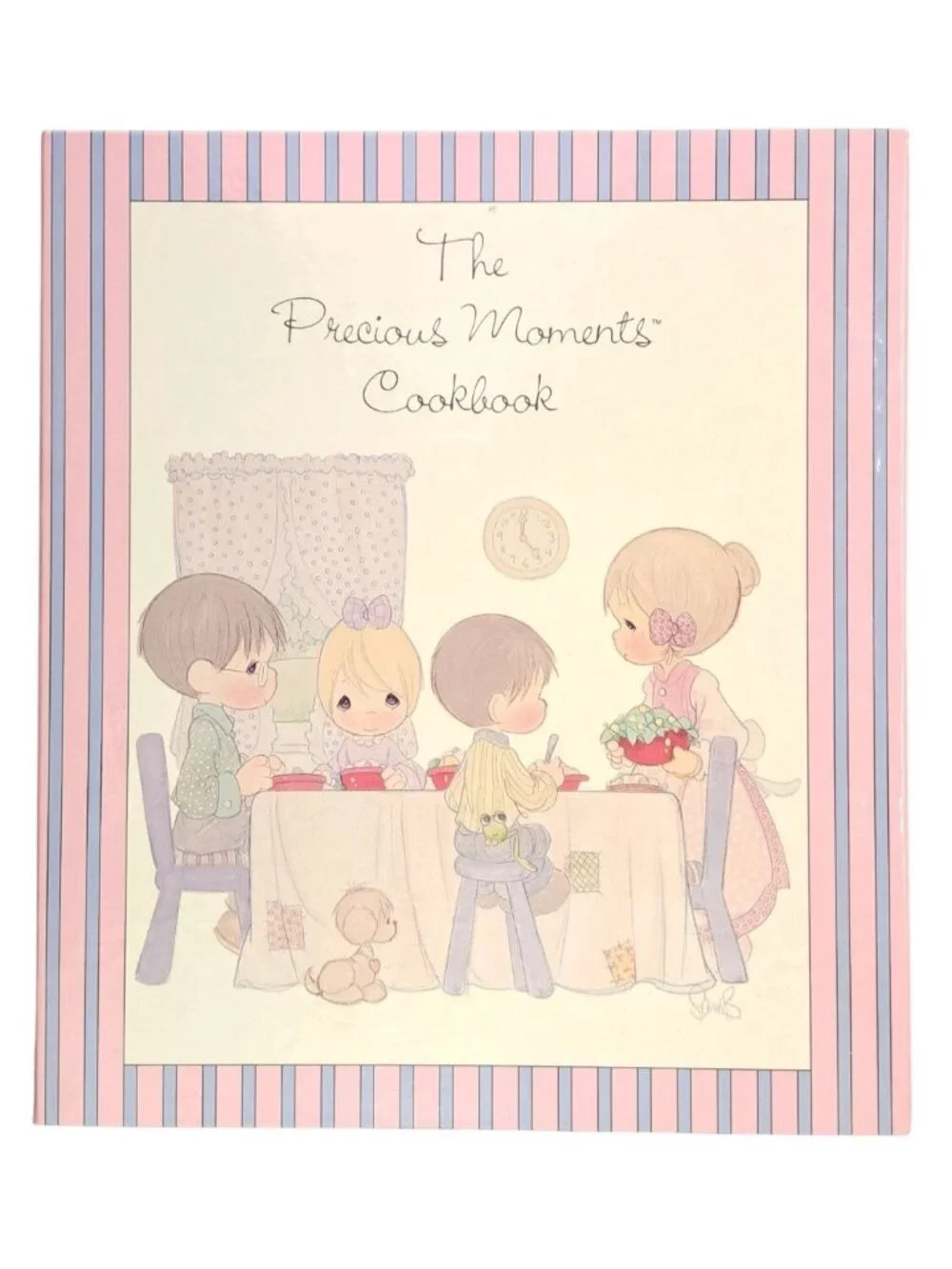 Vintage The Precious Moments Cookbook Spiral-Bound 1988 Enesco Recipes Artwork